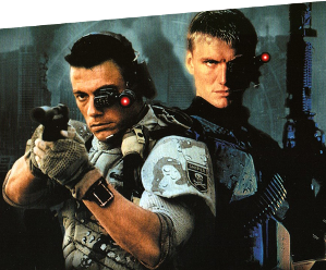 Jean-Claude Van Damme and Dolph Lundgren in Universal Soldier: It doesn't get much better than this.